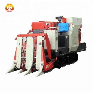 High Efficiency Half Feeding Mini Rice Combine Harvester