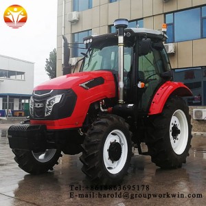 4WD High quality farm machinery tractor 120hp farm tractors for agriculture