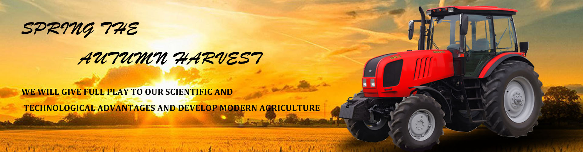 Farm oriented Large scale Four wheel Tractor