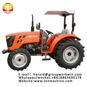 Enfly DQ554 55hp multifunction wheel style xinchai single cylinder engine mini farm tractor
