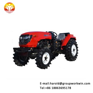 Large power agricultural equipment 90hp farming tractor 4wd