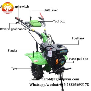 Farm Power tillers rotary cultivator