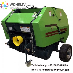 rice straw silage making machine fresh grass baling machine balingrolling of farm machine