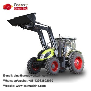 Chinese best price 95hp 954 4wd 110hp 4wd new design wheeled diesel big farming agriculture farm use tractor for sale