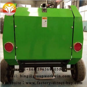 Agricultural Mini Type Tractor Towed Walking Straw Baler