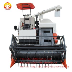 Big Grain Tank Rice Combine Harvester For Sale