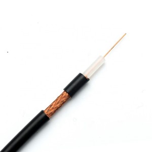 Black dual coax cable suppliers rg11 coaxial cable sizes