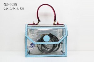 candy pink transparent crossbody/shoulder bag