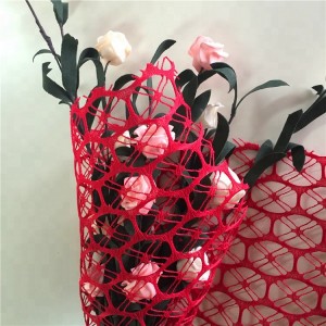 Wedding decoration mesh for flower wrapping, flower wrapping with lemon pattern