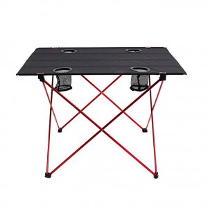 Outdoor furniture picnic camping foldable aluminium table