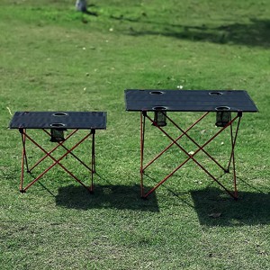 Wholesale best seller aluminium frame picnic camping foldable aluminium table