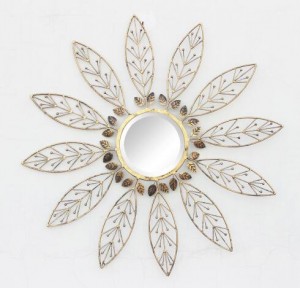 High Quality Metal Decorative Hanging Round Design Wall Mount Mirror
