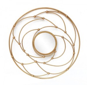 Antique metal frame design decorative wall mirror