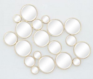 High Quality Metal Framed Wall Hanging Home Decorative Mirror