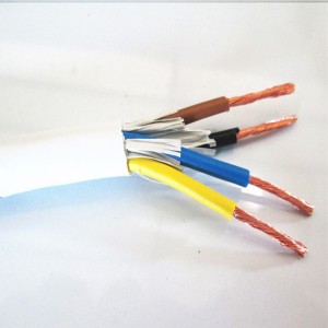 Household Wiring Electric Cable Code RVV 4x0.75mm2 4 Core Wire