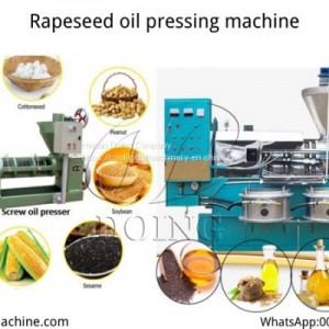 Small scale sunflower oil production line