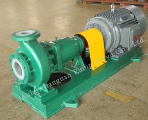 2015 Anhui Hign Quality IHF Series Fluorine Plastic Centrifugal Chemical Pumps