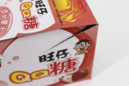 Color Paper Point-of-Sales Packaging for Snacks
