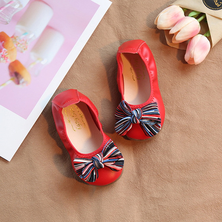 Wholesale children toddlers bowknot bow dance shoes