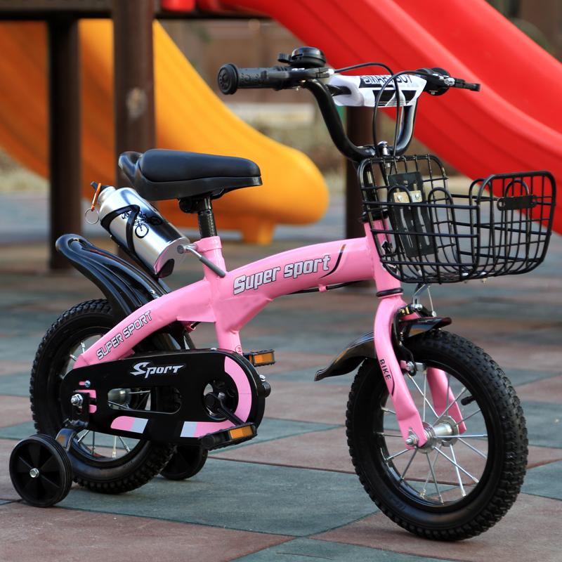 Factory Price Children Bicycle Boys Girls Pupil Cycling With Training Wheel With Carbon Steel