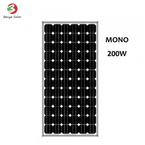 factory made 200w Mono solar panel system