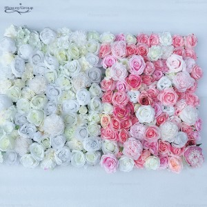 artificial flower mat for wall decoration