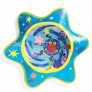 FillN Fun Water Play Mat Encourage Tummy Time with 6 Fun Floating Sea Friends to Discover play water mat for baby