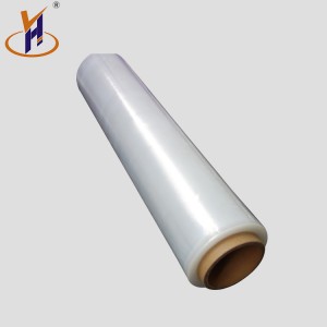 China Made customized hand pallet black clear white stretch film