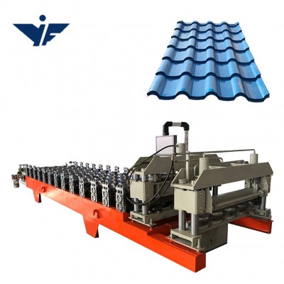 760 Step Roof Panel Metal Steel Colored Step Glazed Roof Tile Making Machine