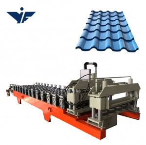 760 Step Roof Panel Metal Steel Colored Step Glazed Roof Tile Making Machine