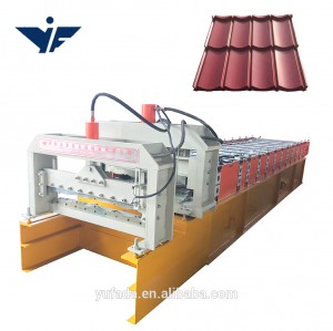 Indonesia hot sell 800 step tile roofing panel machine