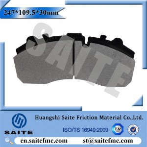 OEM S328DT disc brake for Kassbohrer non-asbestos brake pad