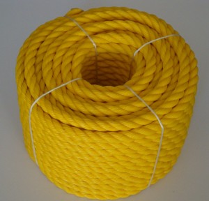 3-strand twisted Polypropylene mono rope（PP rope）