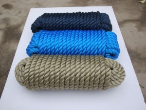 3-strand twisted Polypropylene multi rope