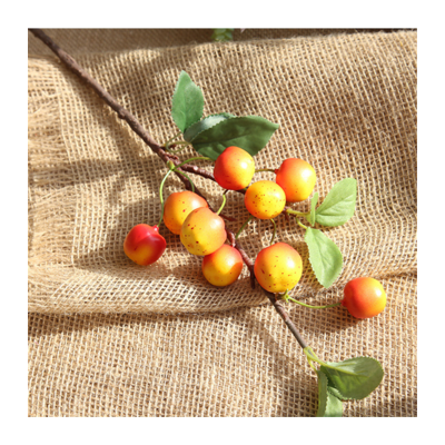 mini berry stamen plastic decorative artificial apple branch