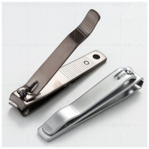 Supply retro plating nail clippers fashion simple large adult household toenail scissors