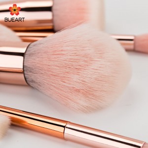 BUEART 2018 Most popular rhinestone 6 pcs flash crystal handle makeup brush set