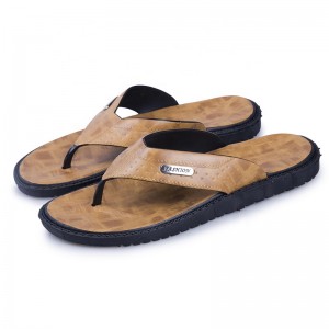 hot products men summer outdoor casual flip-flops PU slippers