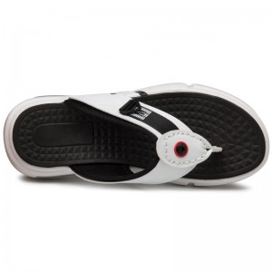 men summer casual walking flip-flops leather slippers