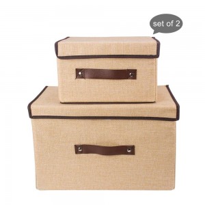 OEM decorative cardboard storage boxes with lid