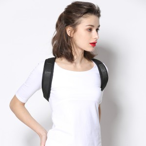 Black Adjustable Lightweight Double Shoulder Brace for sale