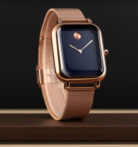 Square Star Sky Dial Fashion Colorful Design Men Watch