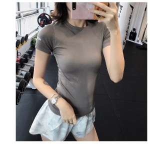 Yoga T Shirt APHACATOP OEM Service Breathable Gym Women