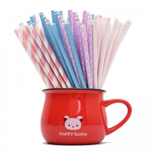 Factory Direct Sale High Quality Biodegradable Paper Drinking Straw Eco Paper Straw