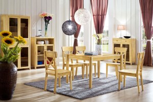 Xingzhongyi solid wood dining table