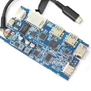 Good Product Type-c Usb Hub PCB Board with USB 3.0*2 and SD Card Reader