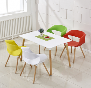 Comfortable Modern Coffee Dining Chair Dining Room Leisure Chairs Wholesale Factory Furniture Restaurant With Wooden Legs