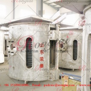 INDUCTION MELTING FURNACE ALUMINIUM SHELL MELTING FURNACE