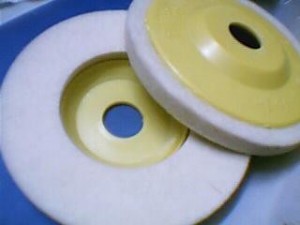 100% wool felt material polishing wheel for stone