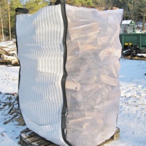 China High Quality ventilated pp jumbo bag breathable firewood bulk bag fibc big bag